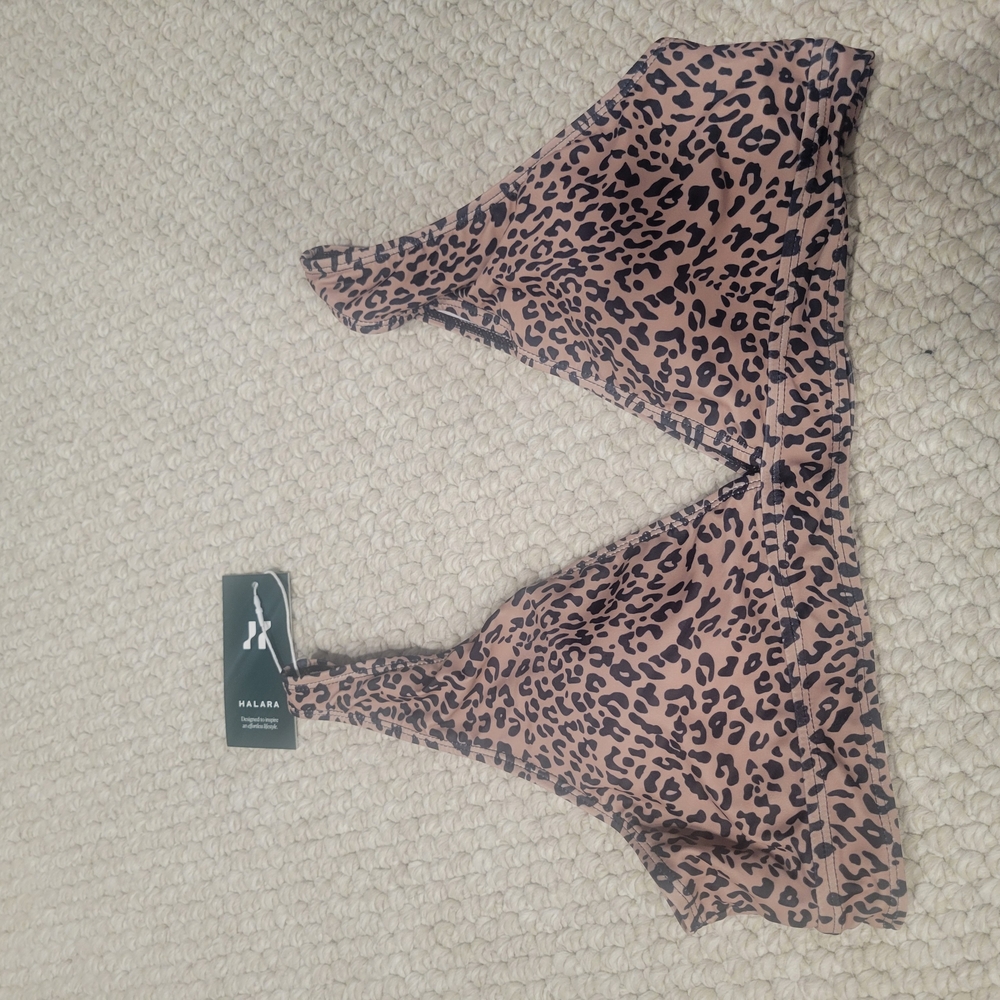 Animal Print Bikini Top